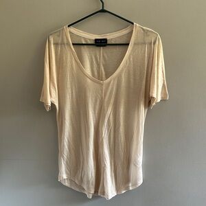 Babaton Cream Short Sleeve Tee